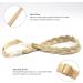 Yamel Braid Headband Adjustable Braided Hairband Mix Blonde Headbands for Women Synthetic Hair Plait Hairband Braided Headband Elastic - Buy Online on GoSupps.com
