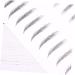 PLAFOPE 4 Sheets Pairs Hair-like Simulation Artificial Eyebrow Patch Simulation Eyebrow Black - Buy Online on GoSupps.com