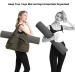 Women's Yoga Gym Bag with Shoe Compartment & Mat Holder, Burnt Olive - Medium - Buy Online on GoSupps.com