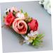 DOITOOL 1pc Wedding Hair Accessories Hair Accessories for Bride Hair Jewels for Women Floral Hair Clip Decor Hair Comb for Bride Bud Seaside Simulated Leaves Artificial Flower - Buy Online on GoSupps.com