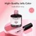 Modelones Jelly Gel Nail Polish 15ML Grey Pink Translucent Sheer Nude Colors Neutral Skin Tone Gel Polish Soak off U V LED Cured at Home Salon DIY French Manicure Nails Art Jelly Grey - Buy Online on GoSupps.com