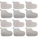 FRCOLOR 6 Pairs Wax Therapy Warm Foot Cover Boots Moisturizing Gloves Beauty Wax Warmer Foot Cover Paraffin Bath Liner Wax Bath Liners Therapy Foot Cover Foot Spa Cover Paraffin Wax Cover