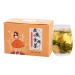 Rose Kumquat Tea 1 Box 10 Packs 100g Rose Kumquat Tea Box Natural Dried Health Herbal Extract Tea Bags for Home Office