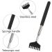 Upain Stainless Steel Telescopic Back Scratcher Set - Extendable 68cm for Head & Back Relief - 2 Pieces - Buy Online on GoSupps.com