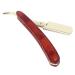 Professional hairdressing holder for men stainless steel manual beard blade holder Professional beech handle hairdressing stands for straight bartschneider