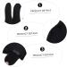 FOMIYES 20 Pcs Anti-scalding Gloves Curling Wand Oil Resistant Oven Hair Styling Gloves Modeling Hair Curler - Buy Online on GoSupps.com