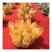 400-800g Natural Yellow Ghost Phantom Quartz Crystal Cluster Specimen Home Decoration Office Living Room Crystal Decora kaixun (Size : 600-700g)