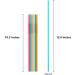 300 Pcs Colorful Flexible Plastic Straws - BPA-Free Disposable Bendy Straws - 10.2 Long - 0.23'' Diameter - Multicolor - Buy Online on GoSupps.com