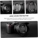 Milisten 4 Pcs Camera Lens Cover Lens Cover Replacement Mm Lens Cover SLR Camera Lenses Shots Camera Front Cap Lens Protective Covers Lens Protector Universal Lens Cap Dust Cover Black 6.7X6.7CM - Buy Online on GoSupps.com