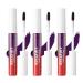 LuckNest Peel Off Lip Stain Lip Tint Set of 3 long lasting peel off matte lip gloss matte liquid lipstick nude lip gloss waterproof lip tint non stick for women