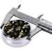 Bumble Bees Mini Round Pill Box - 3 Compartment Travel Organizer for Home & Office - Portable Medicine Case - Buy Online on GoSupps.com