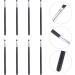 Artibetter Angled Eyebrow Brush 10pcs Angled Eye Liner brush Ultra Thin Angled Eyeliner Brush Firm Stiff Synthetic Bristles for Eyebrow Eye Liner Cream Liquid Lash Brush Tool - Buy Online on GoSupps.com