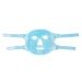 Reusable Gel Beads Face Eye Mask Hot and Cold Compress Face Cover for Reducing Puffy Dark Circles Heating Cooling Facial Mask for Fatigue Migraine Stress Relief Great for Home Face SPA(blue)