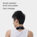 Mini Neck Massager - Wireless EMS Cervical Massager for Pain Relief | Electric Pulse Therapy Pad - Buy Online on GoSupps.com