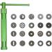 Stainless Steel Clay Extruder Gun with 20 Tips for Cake Decorating - Blue - Buy Online on GoSupps.com