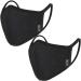 New 3-Layers Unisex Washable Reusable Face Mask Cover Protection Black