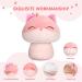 Mewaii 8'' Soft Pink Fox Mushroom Pillow Stuffed Animal Plush - Cuddly 8 Inch Toy for Kids - Buy Online on GoSupps.com