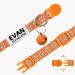 Tagme 2 Pack Orange Cat Collars - Custom Name & Phone Number Safety Clasp & Bell 15-20 cm for Kittens - Buy Online on GoSupps.com