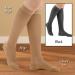 Collections Etc Knee High Compression Stockings, Moderate 15-20 mmHg, Closed Toe, Beige Large - Made in USA - Buy Online on GoSupps.com