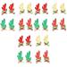 FRCOLOR 12 Pairs girls barrettes Deer Ears Hair Clips Glitter Reindeer Hair Clips reindeer barrettes Christmas Hairpin Antlers Hair Clips kids hairpin Miss headgear three-dimensional pu