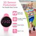 Flintronic Pedometer Clock - Digital Fitness Watch for Kids | No Bluetooth Pink Running Tracker - Buy Online on GoSupps.com