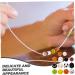 COHEALI Silicone Bead Kit - 880 Pcs Bulk Beads for DIY Keychains, Necklaces, and Teether - Baseball and Softball Design - Round Circle Shape - 1.5CM Size - 5pcs - Buy Online on GoSupps.com