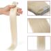 UK Fashion Shop: Remy Real Hair Tape Extensions - 20pcs #60 Platinum Blonde 45cm (50g) - Buy Online on GoSupps.com