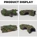 Fazhongfa Aquarium Decorations - Artificial Hollow Tree Trunk Resin Cave for Betta Fish & Reptiles | Small & Medium Aquariums - Buy Online on GoSupps.com