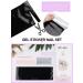 Kalolary 20PCS Pink Marble Gel Nail Polish Strips | Waterproof Adhesive Wraps with Nail File - UV/LED Lamp Required - Buy Online on GoSupps.com