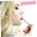 Double Ended Lipstick Brush - Portable Multifunctional Lip Cosmetic Applicator & Eyeshadow Brush | Beauty Makeup Accessory | Silver - Buy Online on GoSupps.com
