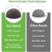 Konjac Face Sponges with Activated Charcoal | Cleansing and Exfoliating | Natural Skincare for Oily, Dry, Sensitive Skin - Buy Online on GoSupps.com
