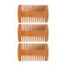 Doublesided beard comb avoid static wide teeth wooden beard comb portable size for all hair types