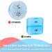 Zoksi Weekly Pill Organizer 2 Times a Day Rainbow 7 Day AM PM Pill Box - Buy Online on GoSupps.com