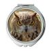 Mirror Travel Mirror owl eyes gatsby owl bird pocket mirror portable mirror
