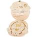Wooden Baby Teeth Save Box - Kids Tooth Organizer in Souvenir Wood Gift (Girl) - Buy Online on GoSupps.com