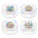 LittleForBig Large Shield Pacifier Generation II Adult Size Printed Set - Little Circus Pattern