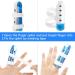 Premium Finger Splint - Aluminum Alloy Padded Protector for Tendon Support & Pressure Relief - International Shipping Available - Buy Online on GoSupps.com