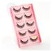 UAMOU 10/50/100 Boxes Mink Eyelashes Fluffy 3D Mink Lashes Makeup Natural Long Volume False Eyelashes Bulk Faux Cils Custom Cheerfully (Color : 5 Pairs X05CS Size : 10 Boxes)