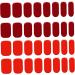 Gel Nail Stickers Cuttable Semi Cured Gel Nail Strips for Professionals Beginners Nail Art (UV Lamp Required but Not Included) Bright Red - Buy Online on GoSupps.com