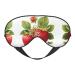 Strawberry Clipart Print Unisex Sleep Eye Mask Soft Comfort Eye Shade Cover for Travel/Yoga/Shift Work