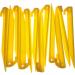 9 Inch Plastic Tent Stakes - Heavy Duty 12 pcs for Camping, Beach, and Garden | Durable Spike Hook Pegs for Outdoor Canopy | Yellow - Buy Online on GoSupps.com