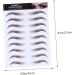 FOMIYES 16 Pcs Eyebrow Stickers Make up Kit Brow Shaper Stencil 6d Hair-like Eyebrows Stickers Makeup Tools - Buy Online on GoSupps.com