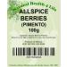 Natural Health 4 Life Dried Spices Whole Allspice Berries (Pimento) Seasoning 100 g in Bag (1 Bag) - Buy Online on GoSupps.com