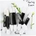 VINTORKY 50pcs Sponge Eyeshadow Brush Kit Applicators Foam Brush Eyeshadow Eye Shadow Brush Suite Miss Pointy - Buy Online on GoSupps.com