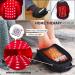Feet LED Therapy Device with 90 Pcs 660nm+90 Pcs 850nm Wavelength Adjustable 3 Modes and 3 Levels of Time Deep Muscle Relaxation for Home Office - Buy Online on GoSupps.com