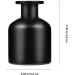 2-Piece Glass Diffuser Bottles - Essential Oil & Fragrance | Reed Rouse Aroma Accessories | DIY Aroma Sticks - 150ml Matte Black - Buy Online on GoSupps.com