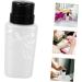 minkissy Manicure Pressure Bottle Pump Dispenser For Nail Polish Makeup Cleansing Water Sealable With Reusable Cleansing Liquid Container - Buy Online on GoSupps.com