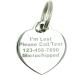Custom Engraved Stainless Steel Pet ID Bling Tag with Rhinestones - Personalized Heart Shape for Dogs and Cats - Buy Online on GoSupps.com