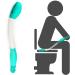 LHKJ Toilet Bottom Wiper Long Reach Comfort Extends Reach Over 15 cm Grips Aids Tools - Buy Online on GoSupps.com