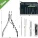 Nestling 5 Pcs Premium Carbon Steel Nail Clipper Set - Professional Manicure Pedicure Kit for Thick Nails - Heavy Duty Nail Clippers for Man and Woman - Travel Friendly - Buy Online on GoSupps.com